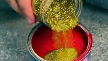 Make your own shiny paint using glitter🖌️✨