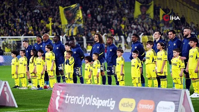 Trendyol Süper Lig: Fenerbahçe: 0 - Çaykur Rizespor: 0 (İlk yarı) | Ajansspor | IHA