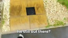 He chased us to the front door... 💔