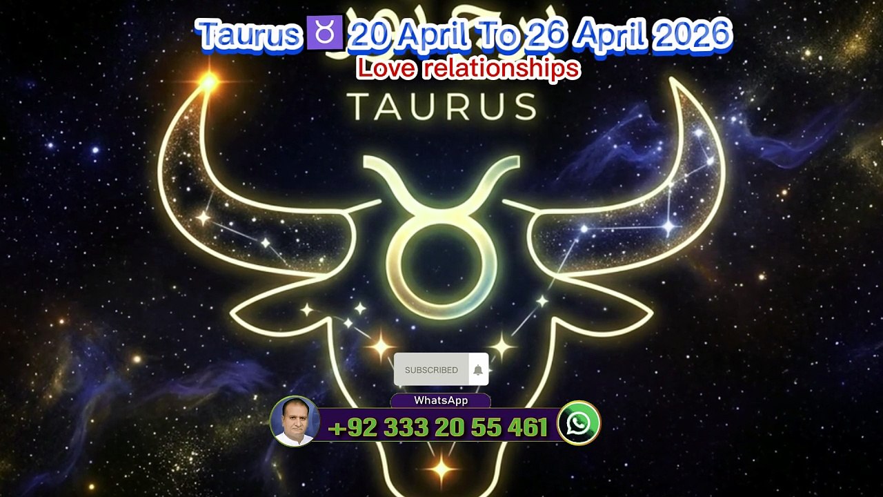 Taurus♉ 20,April,To,26,April2026 weeklyupdates horoscope  sattar_Bakaar_official