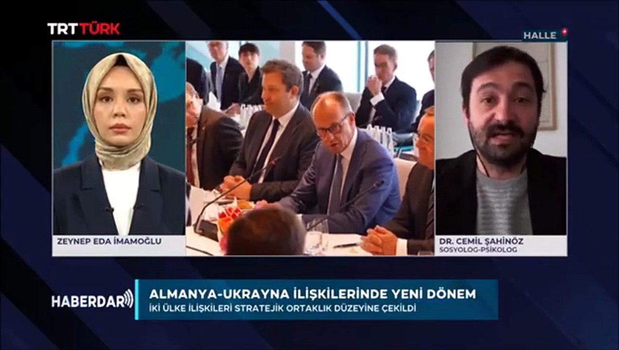 Almanya-Ukrayna isbirligi. Merz-Zelensky görüsmesi (TRT Türk, Haberdar, 16.04.2026)