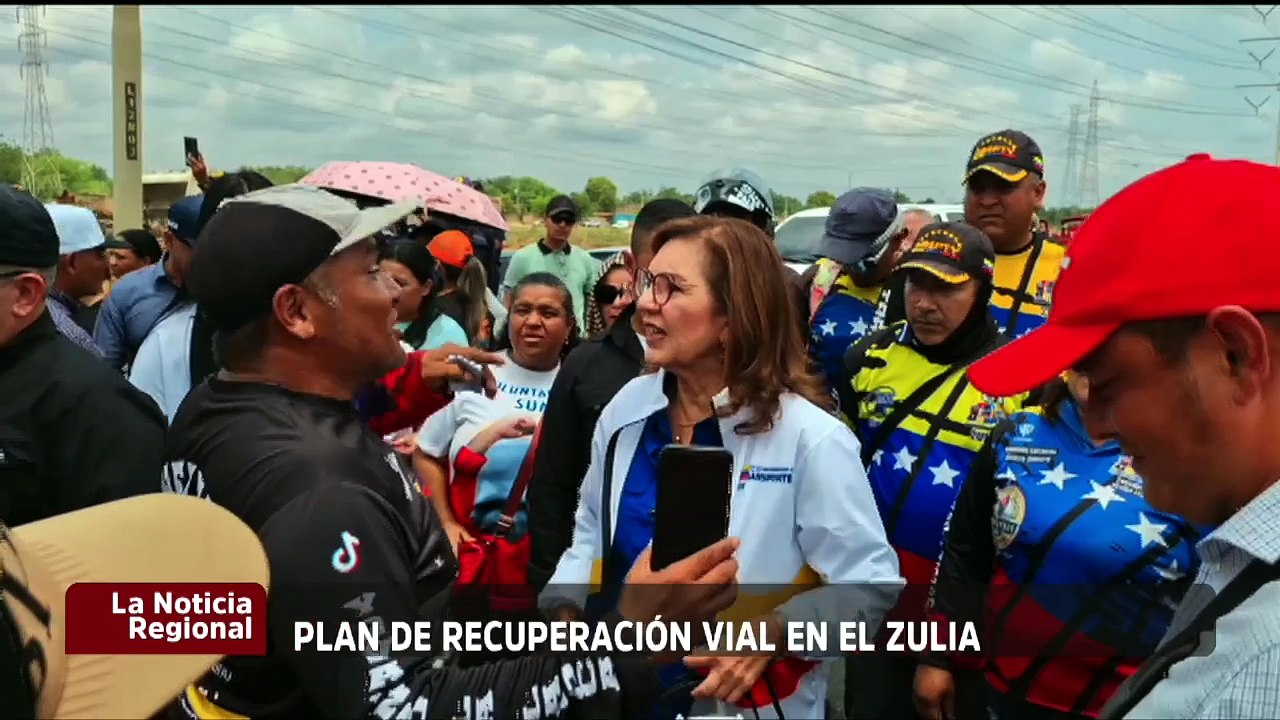 Autoridades nacionales supervisan los avances del plan de recuperación vial en el estado Zulia