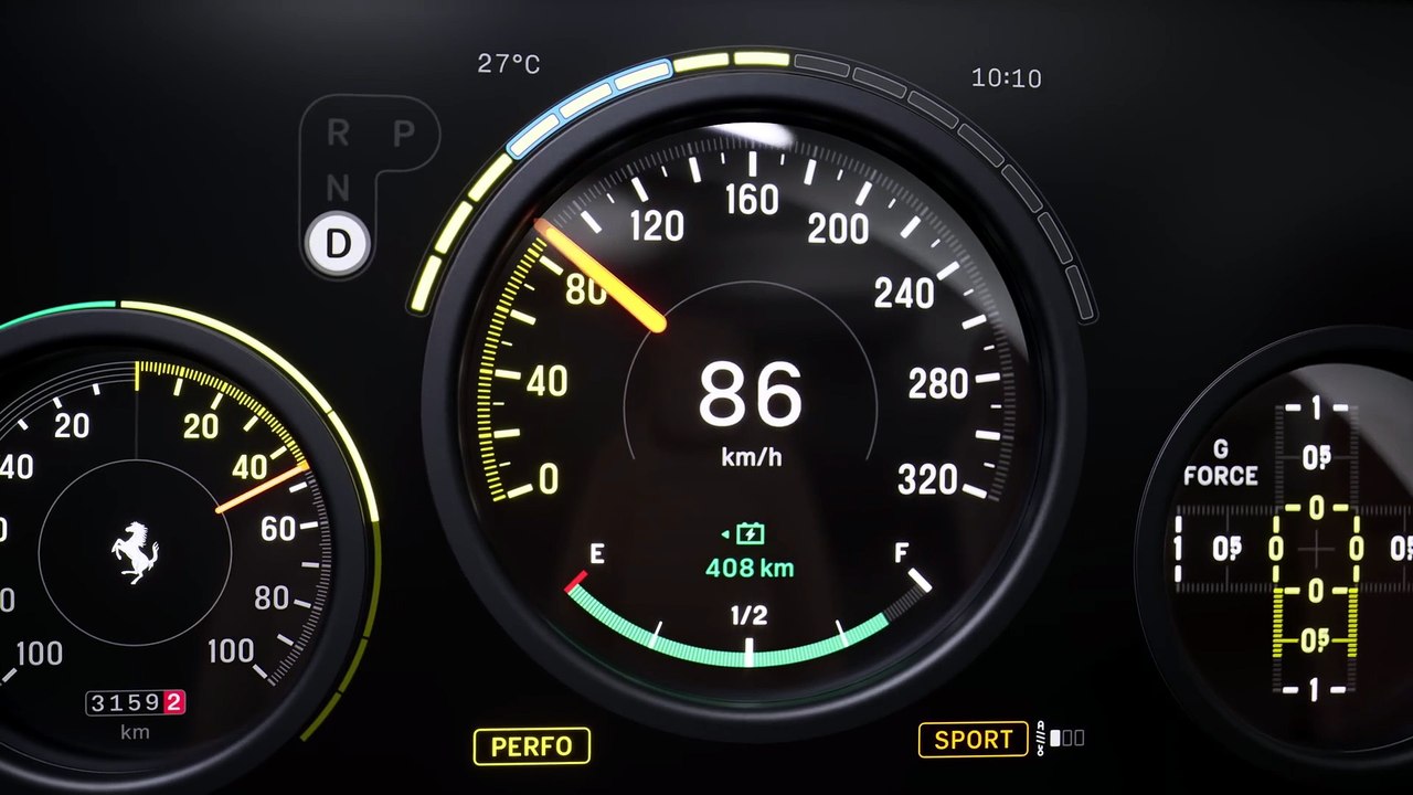 Nuevo vídeo del interior del Ferrari Luce