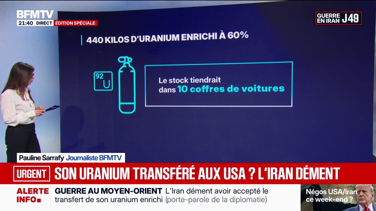 Négociations entre l’Iran et les États-Unis: les détails de l'uranium enrichi iranien