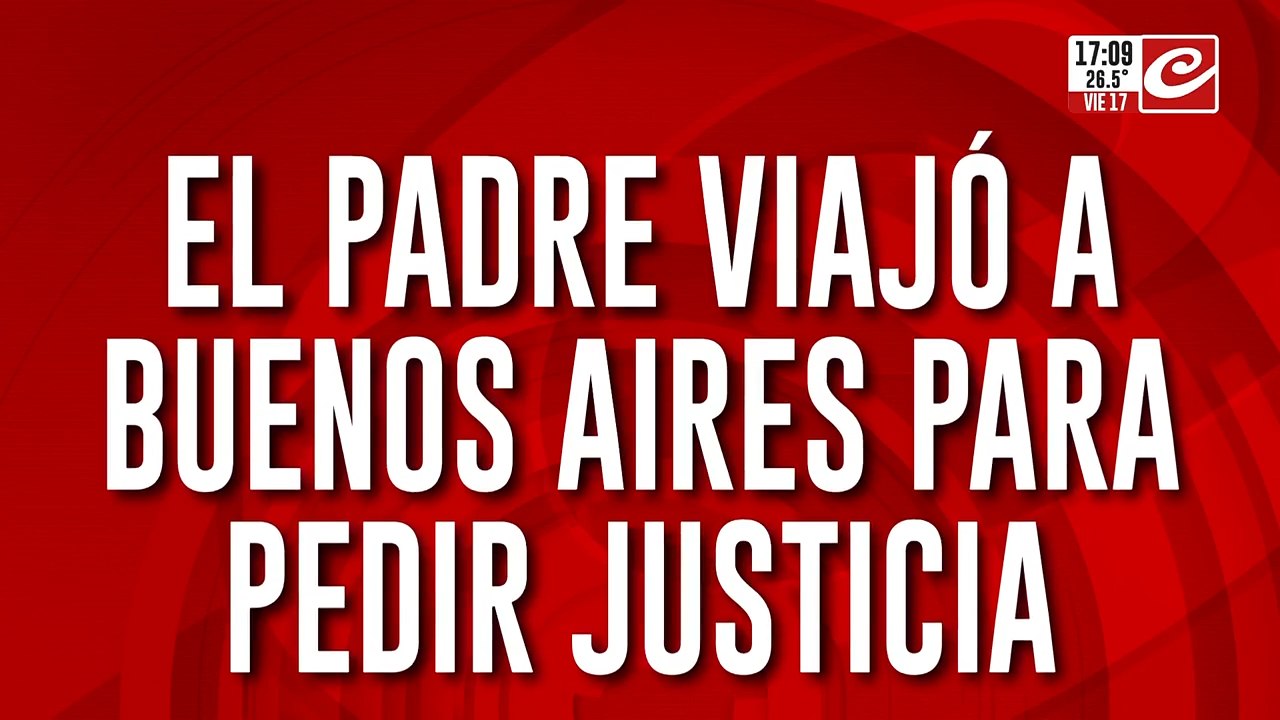 El padre de Ángel viajó a Buenos Aires para pedir justicia