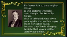 Theodore Roosevelt's Most Inspiring Quotes on Success & Life