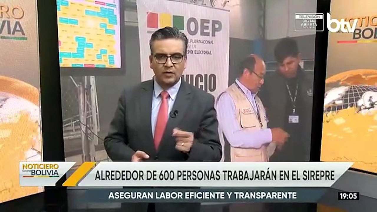 Más de 600 personas trabajarán en el Sirepre durante el balotaje en Oruro