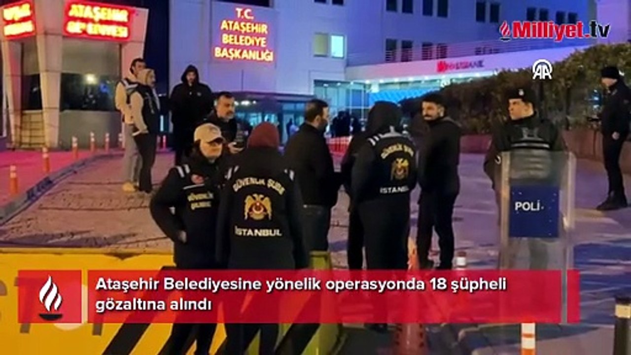 Ataşehir Belediyesi'ne operasyon! Onursal Adıgüzel dahil 18 kişiye gözaltı