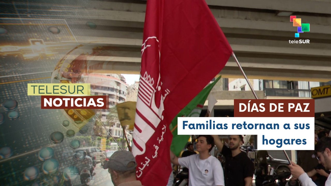 Libaneses retornan a sus hogares tras el vigor del alto el fuego