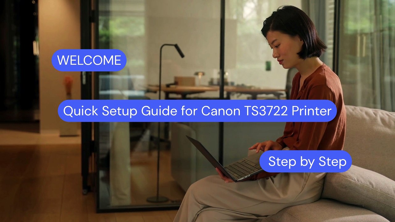 Quick Setup Guide for Canon TS3722 Printer