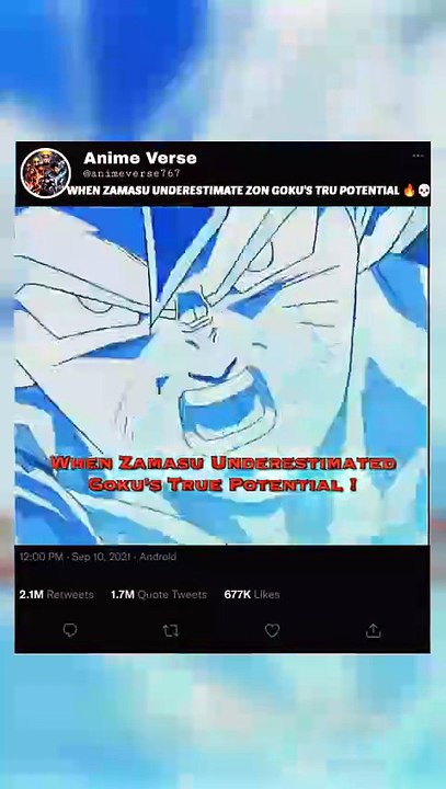 WHEN ZAMASU UNDERESTIMATE ZON GOKU'S TRU POTENTIAL 🔥💀