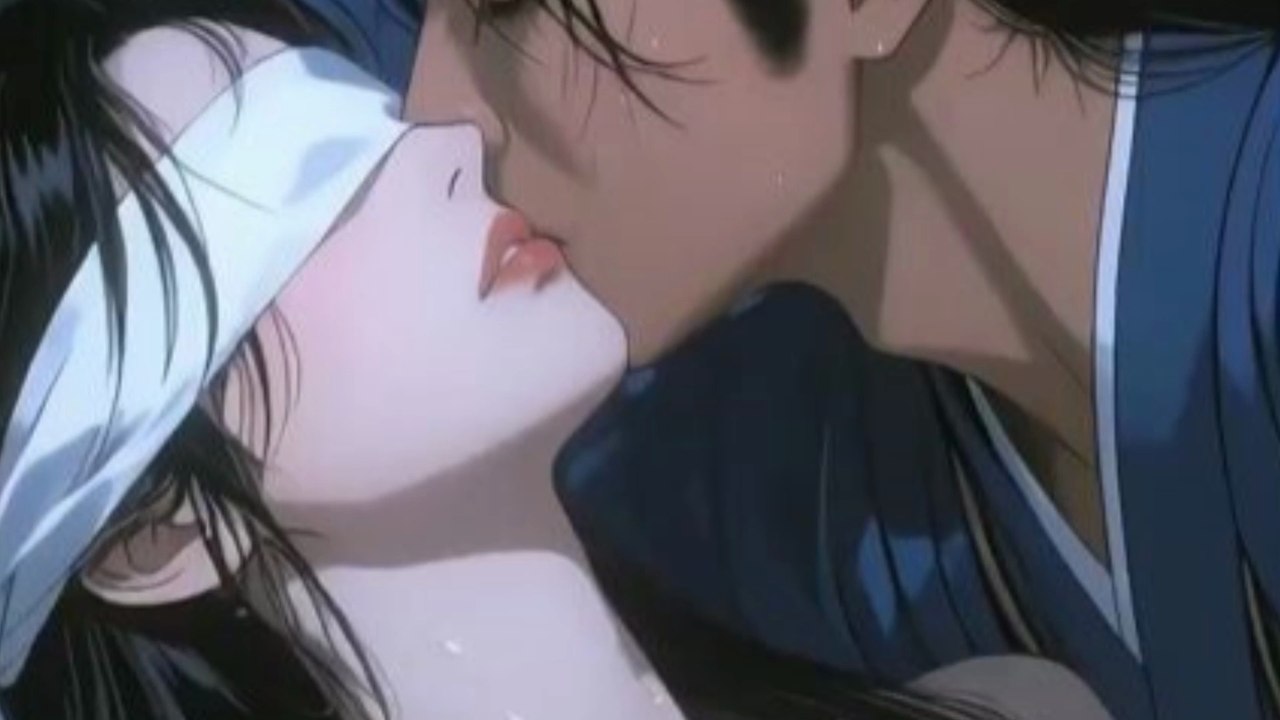 The Legend of Condor Heroes 神鵰侠侶 コンドル 神雕俠 3D神雕秘传小龙女定制版 Yin Zhiping found Xiaolongnu could not move and blindfolded her 小龍女被人蒙住了眼睛親吻臉頰並將對方誤認為楊過 Comic Manga AI Anime 3D