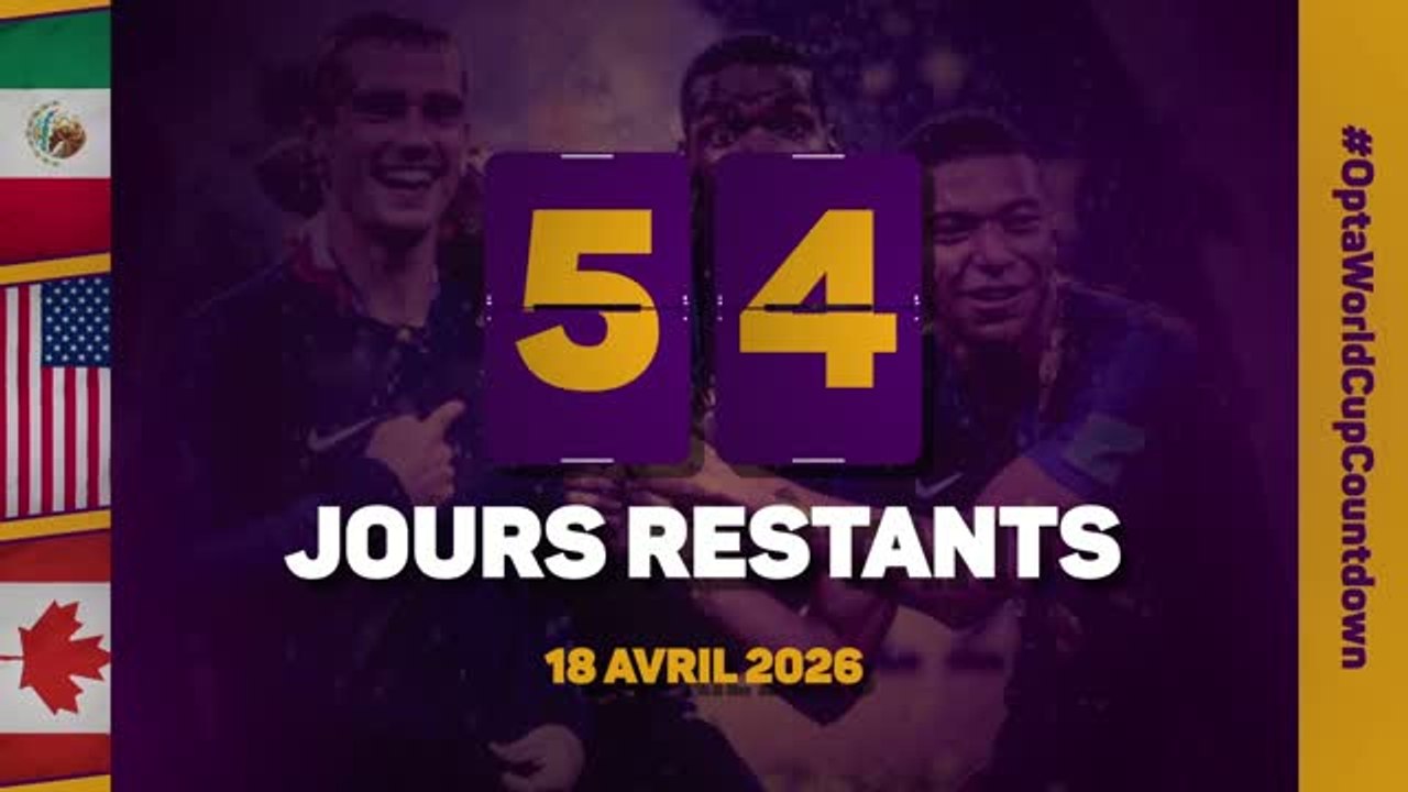 FOOTBALL : CdM 2026 : Le décompte d’Opta - J-54 avant la Coupe du monde