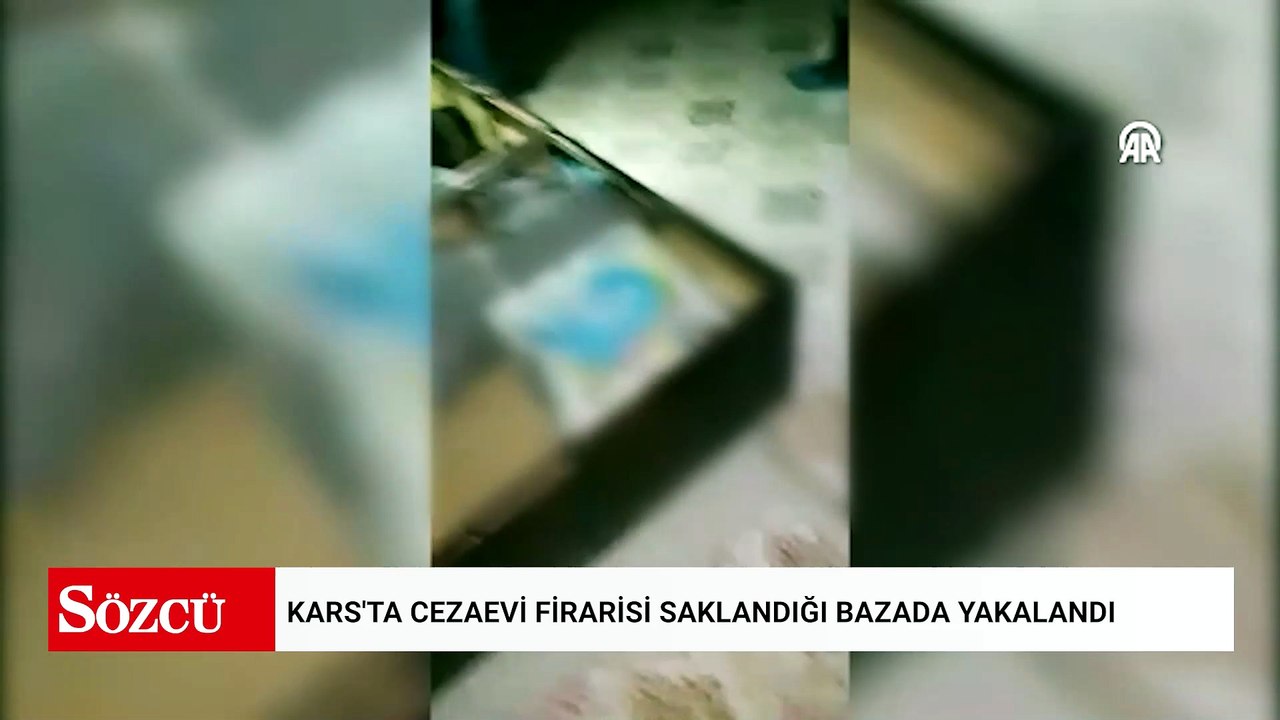 Kars'ta cezaevi firarisi saklandığı bazada yakalandı