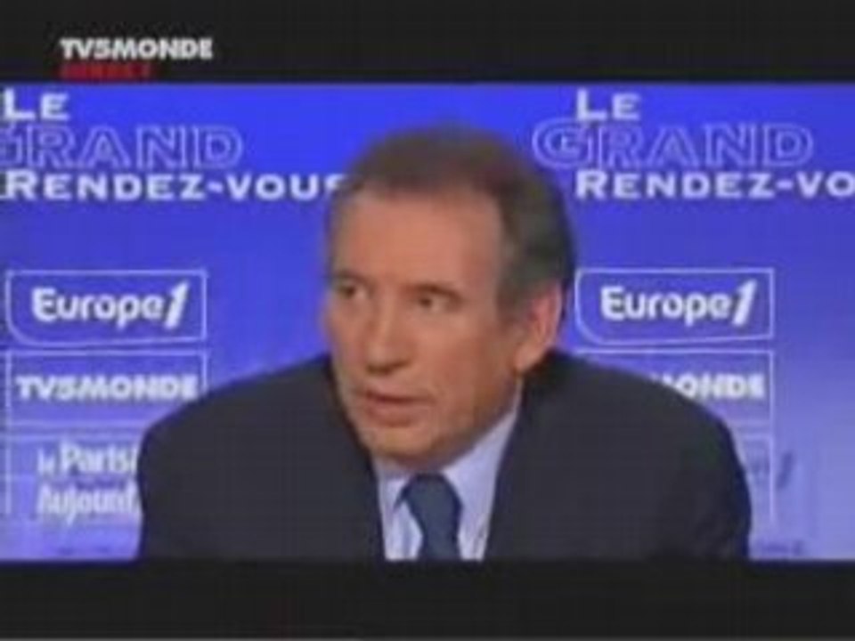 Bayrou - Le Grand Rendez-Vous - 080608 - 3/3