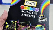 Shape Rainbow Scratch Book 🌈✨ Magic Scratch Art Reveal | Satisfying Drawing & Kids Fun Activity