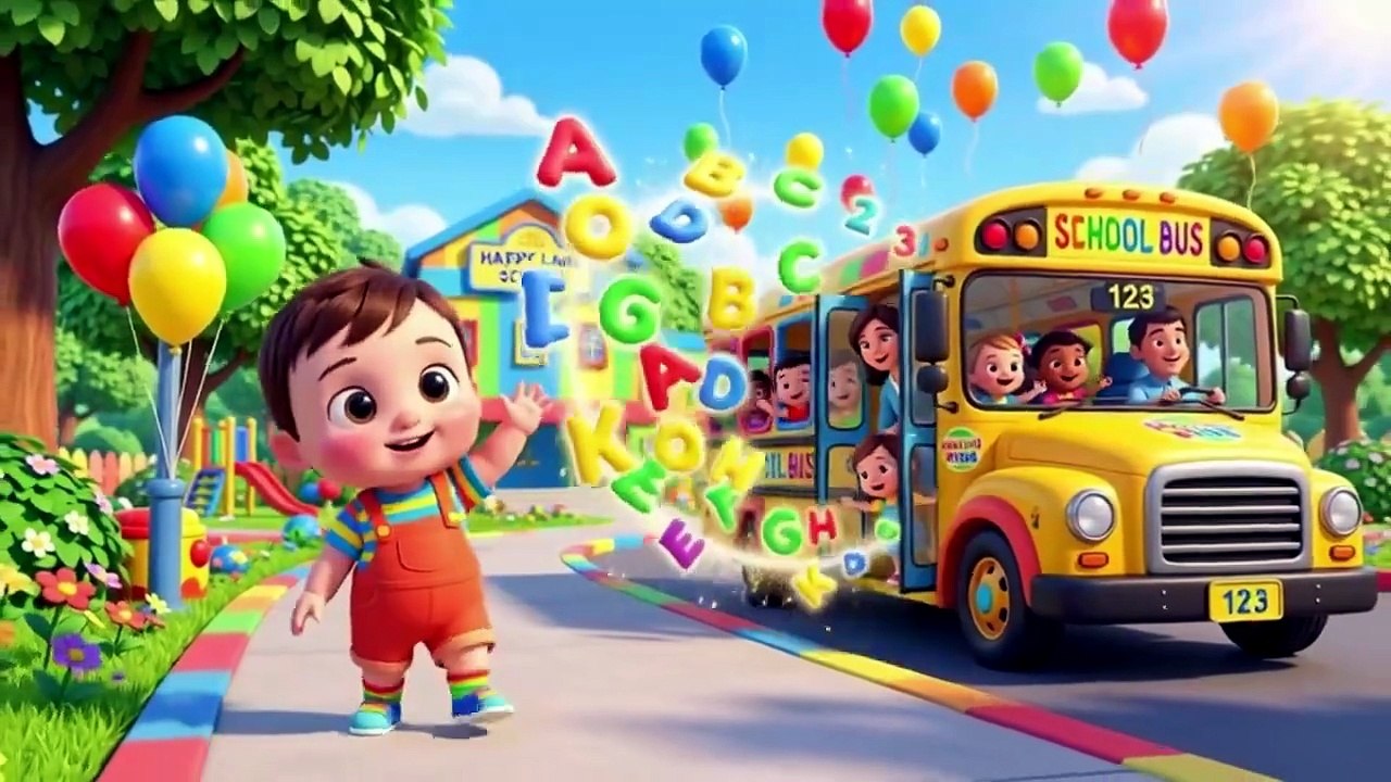 ABC Adventure Bus  | Fun Alphabet Song for Kids | Learn ABC with Colors & Animals
