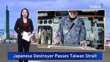 Japanese Destroyer Transits Taiwan Strait en Route to Balikatan Drills