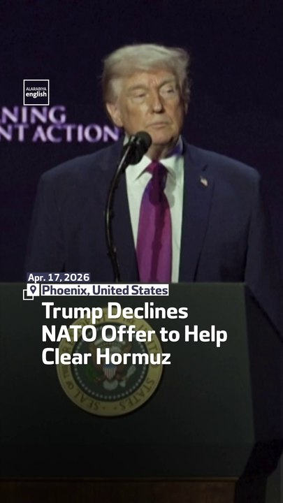 Trump Declines NATO Offer To Help Clear Hormuz