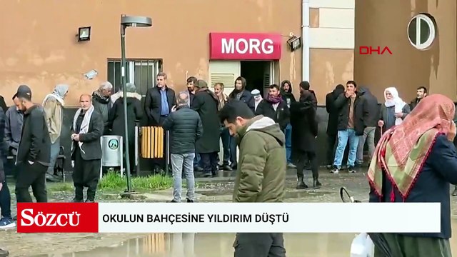 Okulun bahçesine yıldırım düştü; 2 çocuk öldü