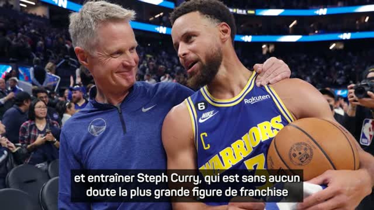 Warriors - Kerr : "Je suis l'homme le plus chanceux de l'histoire de la NBA"