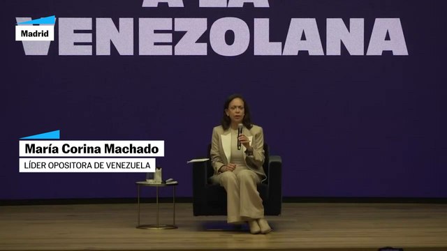 Corina Machado alude a la cumbre progresista para explica por qué no se ha reunido con Sánchez