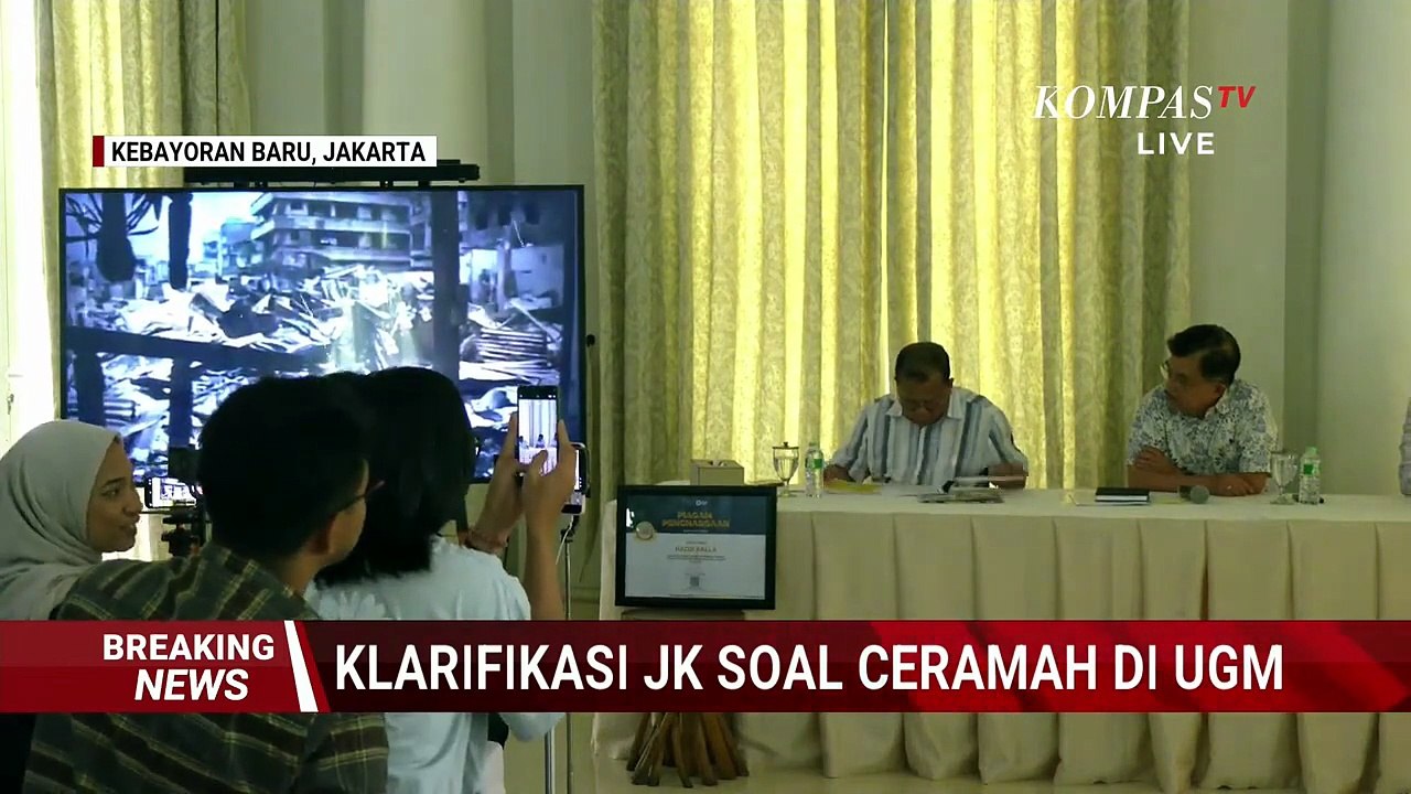 Klarifikasi Jusuf Kalla Soal Ceramah di UGM: Acara Bulan Puasa, Temanya Perdamaian