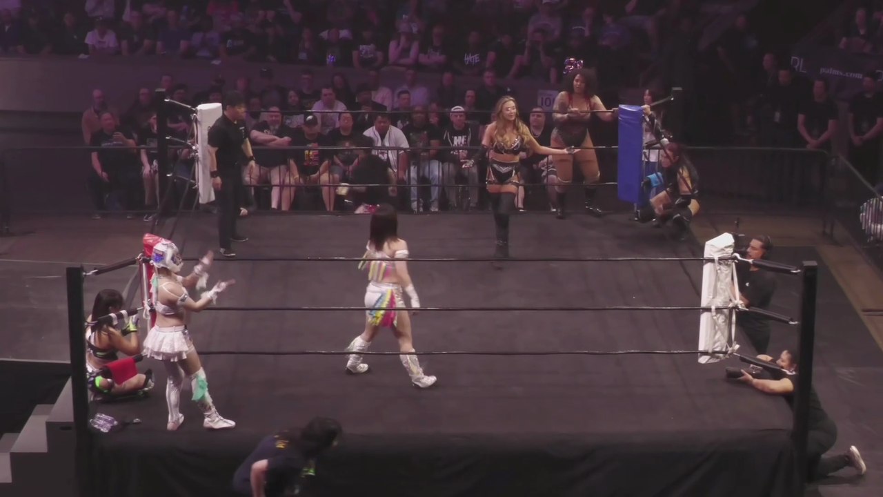 Starlight Kid, AZM, Mei Seira vs. Kris Statlander, Willow Nightingale, Harley Cameron (STARDOM American Dream 2026.04.17)