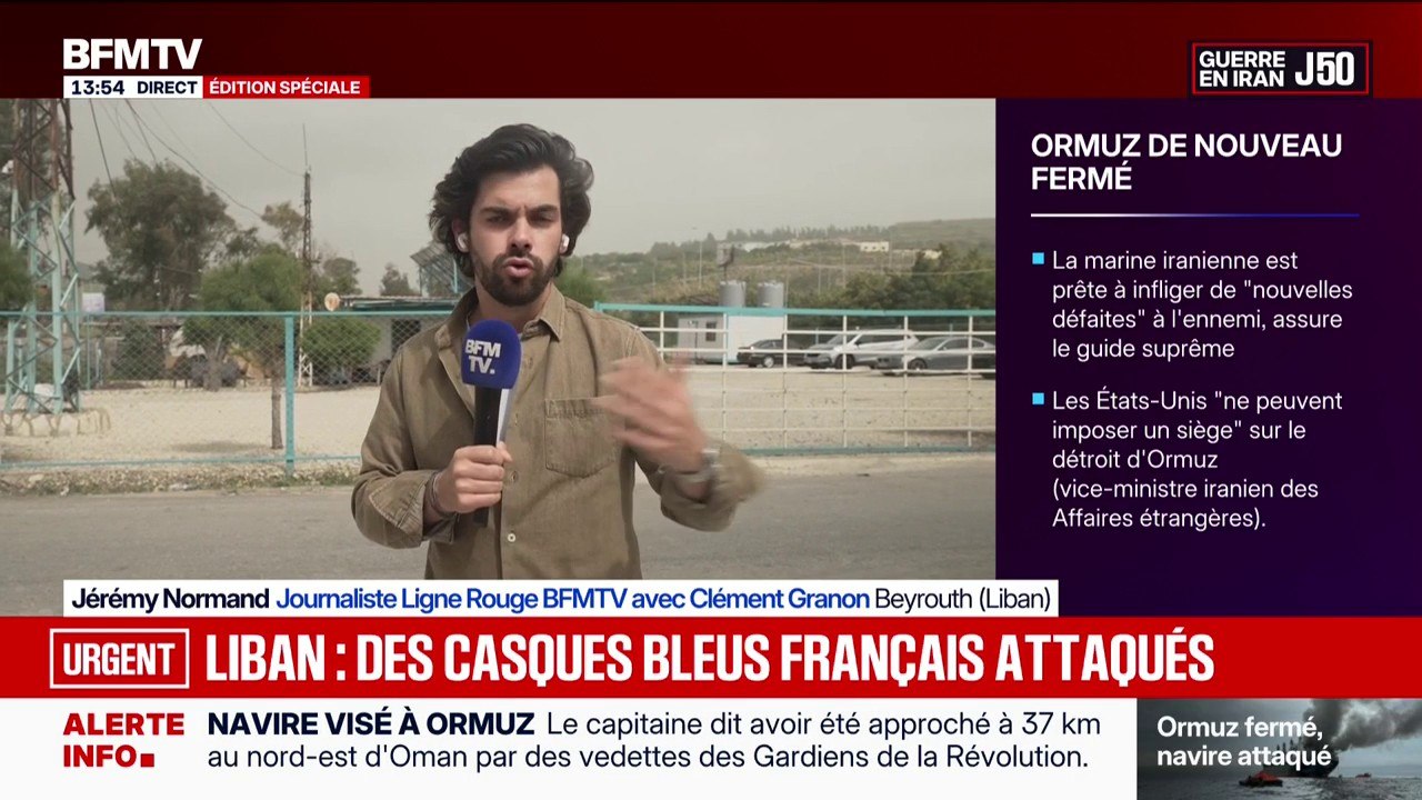 Guerre au Moyen-Orient: des casques bleus français attaqués au Liban