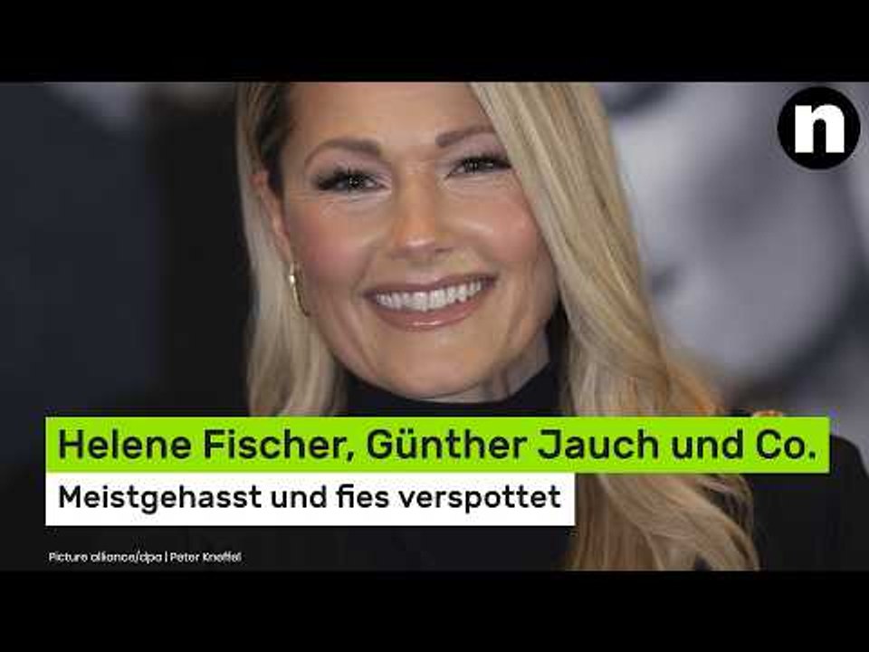 Helene Fischer, Günther Jauch und Co.: Meistgehasst und fies verspottet