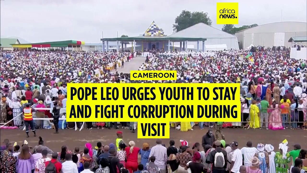 Pope urges youth to stay and fight corruption d...