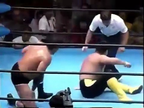 1990s Toshiaki Kawada & Mitsuharu Misawa vs Jumbo Tsuruta & Akira Taue AJPW