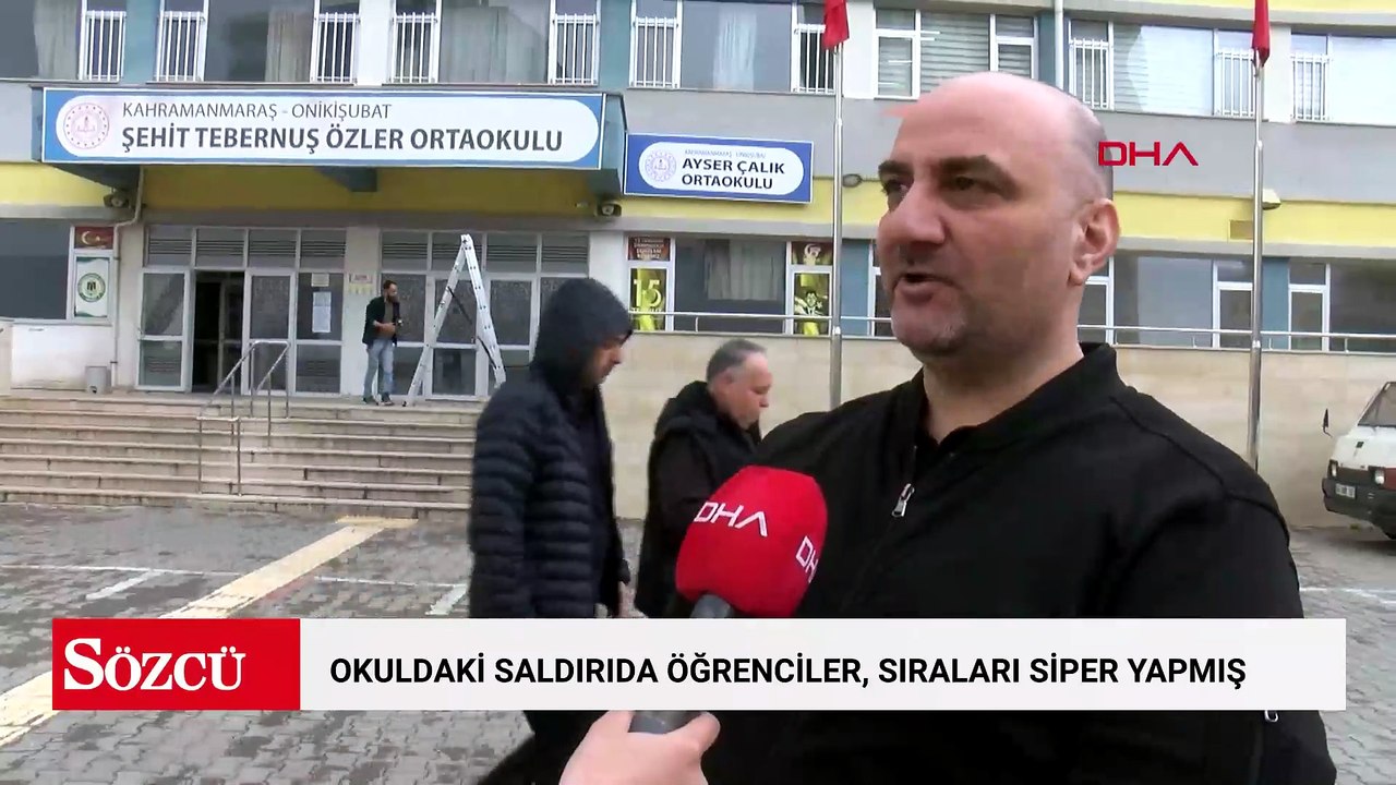 Okuldaki saldırıda silah seslerini duyan öğrenciler, sıraları siper yapmış