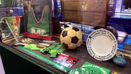 Montbrison : les supporters de l&rsquo;ASSE exposent leurs tr&eacute;sors de 1976
