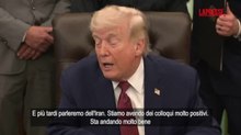Trump su Teheran: «Fanno i furbi, ma non possono ricattarci»