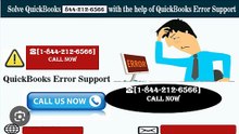 【844-212-6566】 Why Is QuickBooks Desktop Not Working