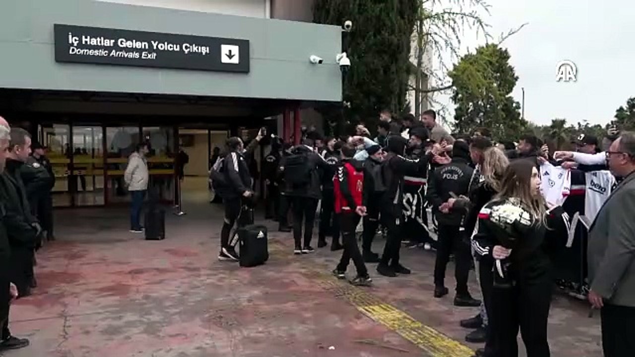 Beşiktaş'a Samsun'da coşkulu karşılama