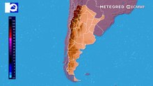 Lluvias intensas en el NEA y descenso térmico generalizado marcan la semana del 18 al 24 de abril