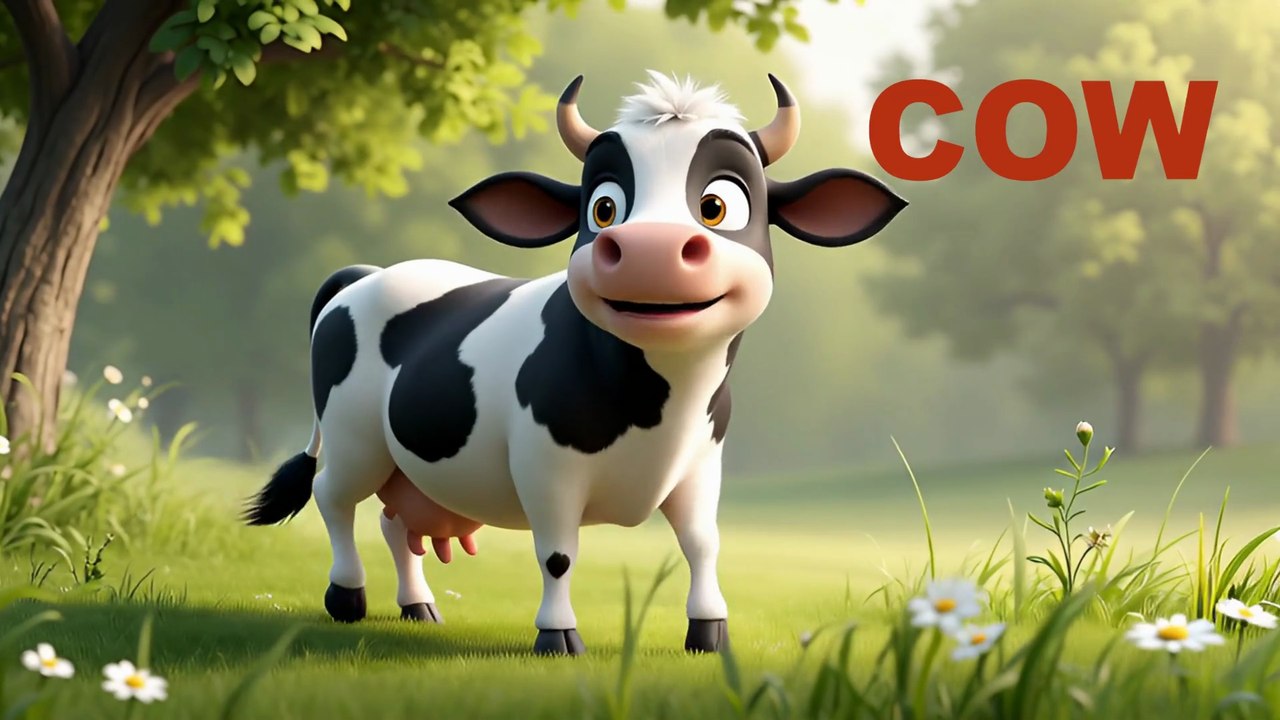Farm Animals for Preschool Kids | Name of Farm Animals