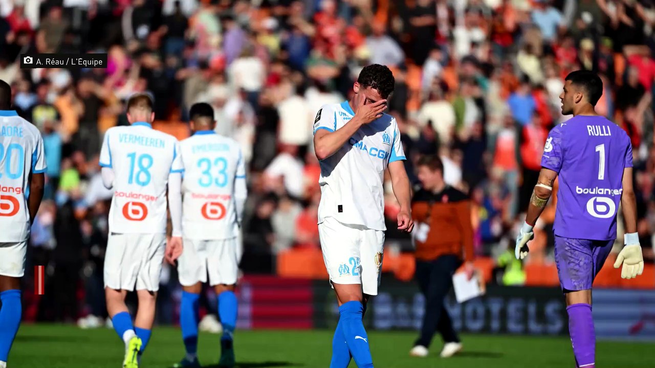 Sans solution à Lorient, l'OM s'éloigne encore un peu plus de la Ligue des champions - Foot - Ligue 1