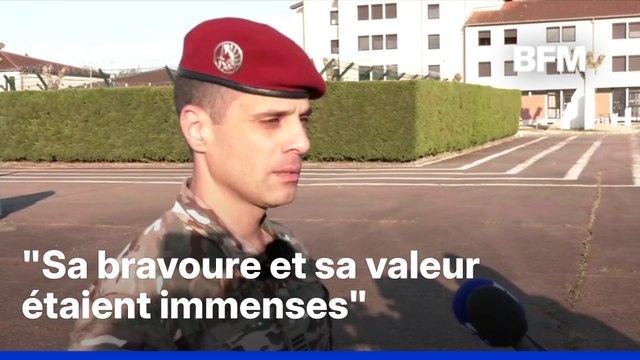 Il était un militaire d'exception : le chef de régiment du soldat français tué au Liban lui rend hommage