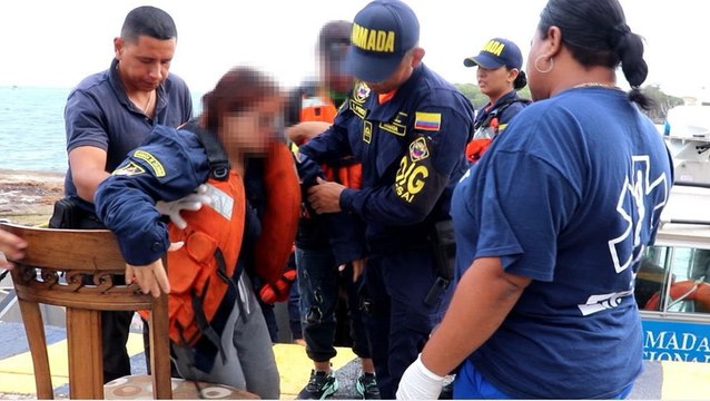 Naufragio en San Andrés: 15 migrantes fueron rescatados con vida y uno más falleció