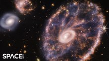 4K Cartwheel Galaxy Views Via A Hubble Space Telescope