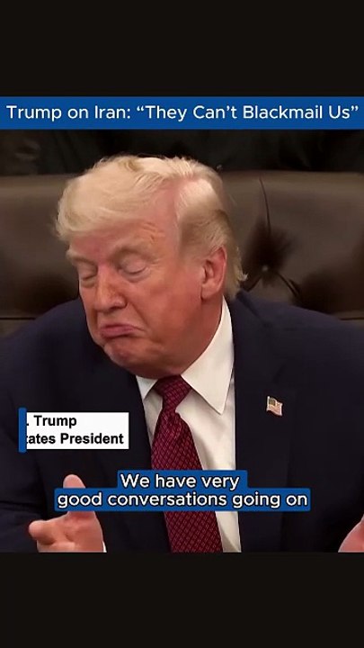 Trump on Iran: “They Can’t Blackmail Us” Over Strait