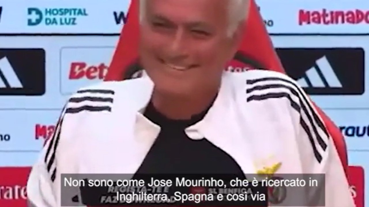 Benfica, Mourinho lascia la squadra a fine stagione? Il siparietto con il giornalista è tutto da ridere