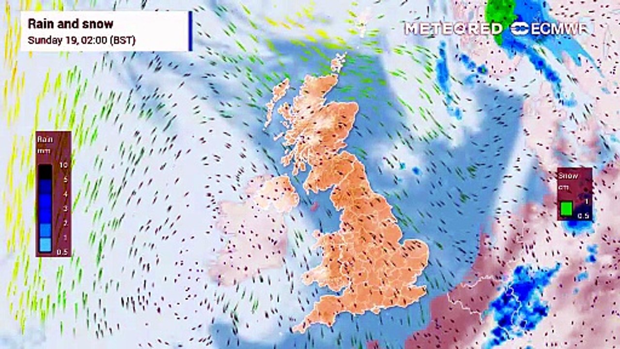 Turning brighter into next week for some, though cloud and showers persist in the east