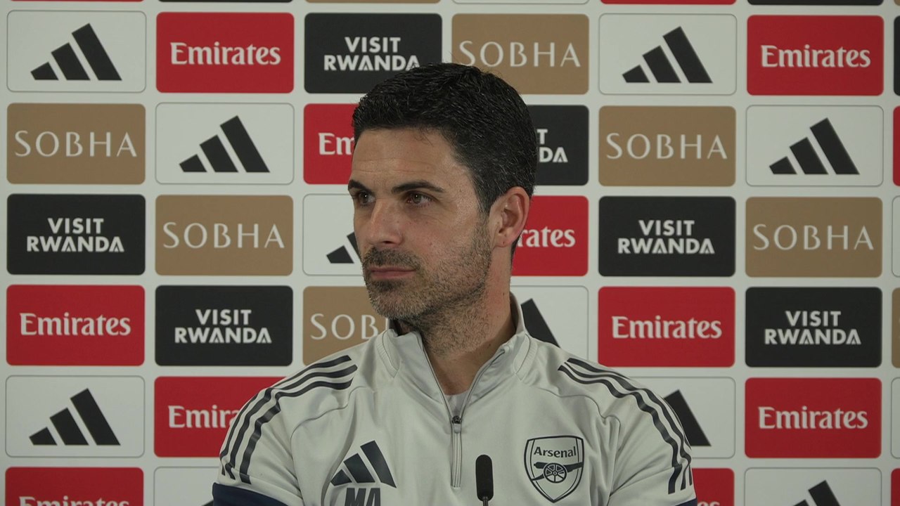 Arteta Says "Go for it, lets be ourselves and go for it!"