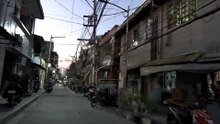 Twilight Outlook on Sinalyasi Street in Caloocan City in the Philippines