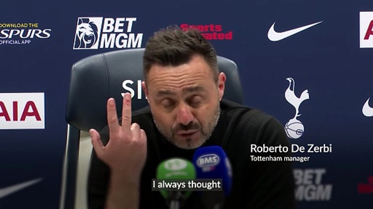 De Zerbi says Spurs can go on a winning run and survive