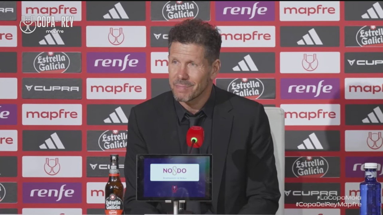 El mensaje de Simeone tras perder la final de Copa del Rey: "Necesitan ganar"